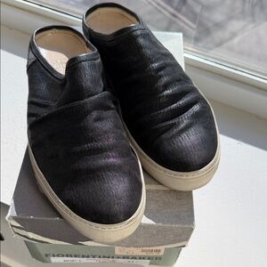 Fiorentini + Baker Black Slip-On Loafers